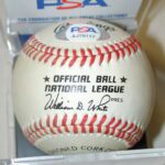 Willie Mays Signed baseball PSA Certified